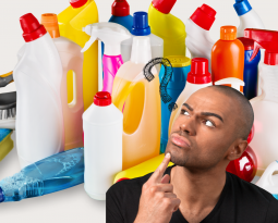 Vantagens de produtos de limpeza concentrados.